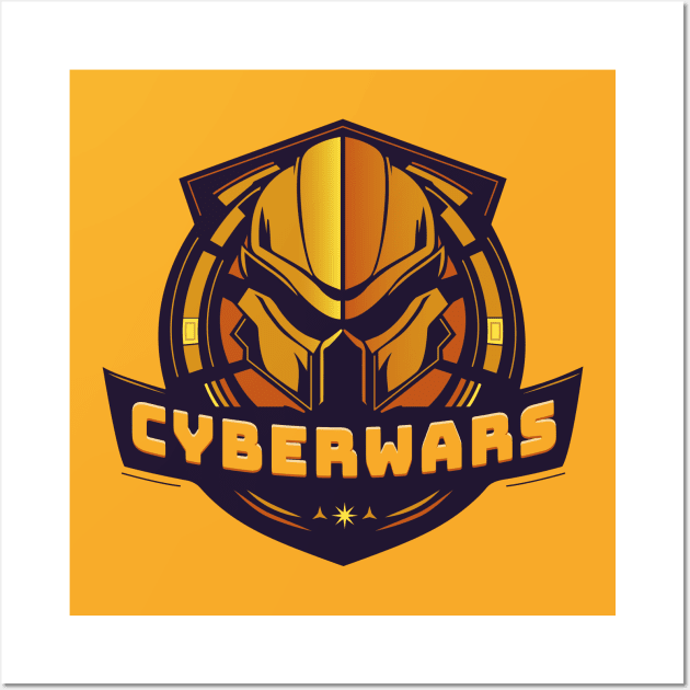 CyberWars Wall Art by Moe Tees